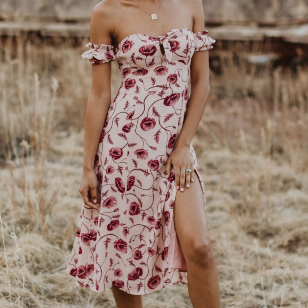 TOBI off shoulder dress